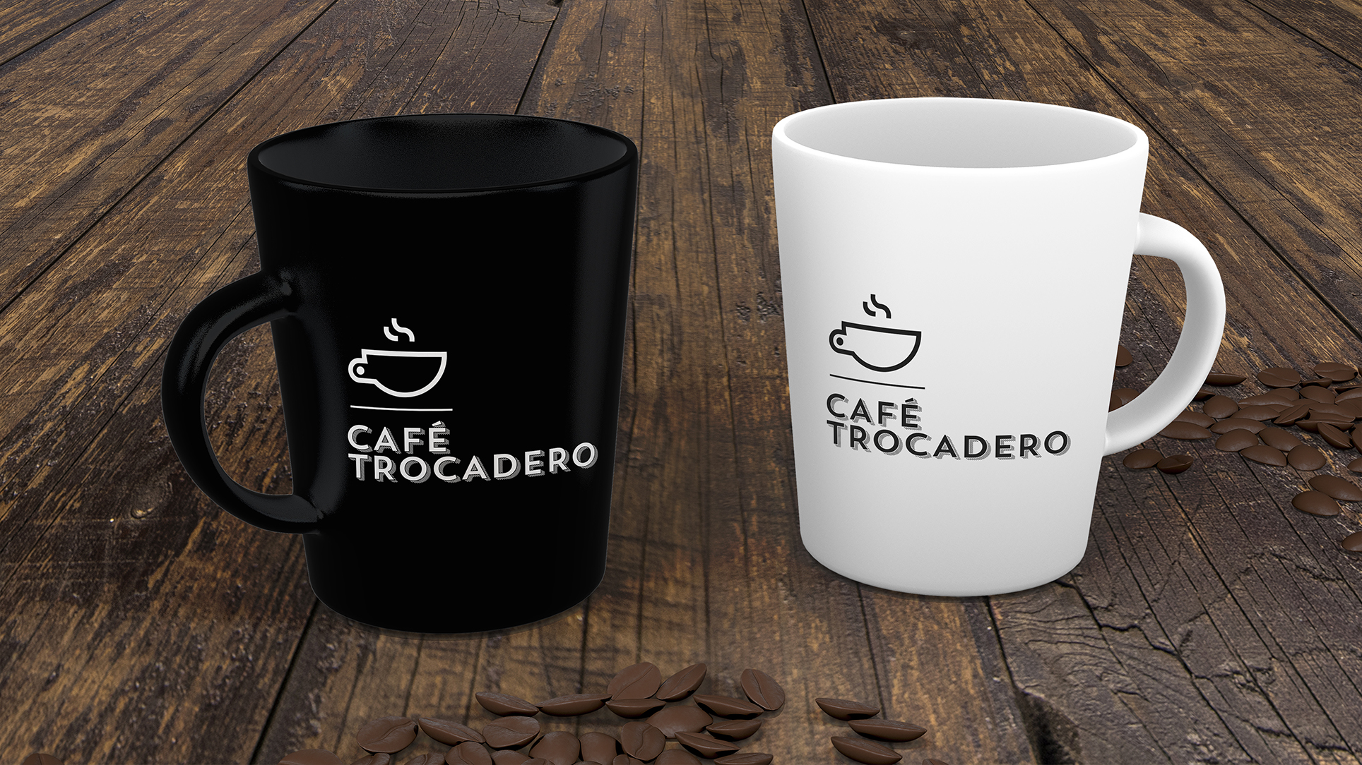 Diseño de logotipo Café Trocadero